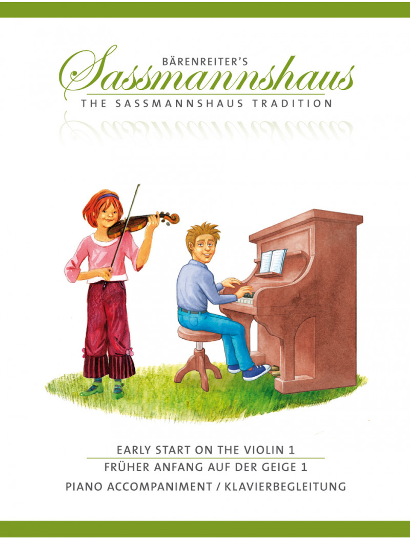 Sassmannshaus Early Start on the Violin vol.1 (Piano acc.) Piano Traders