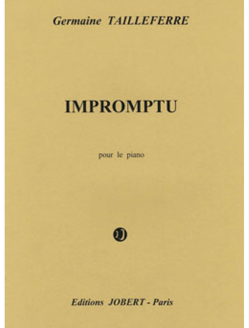 Tailleferre Impromptu for the Piano (Jobert editions) Piano Traders