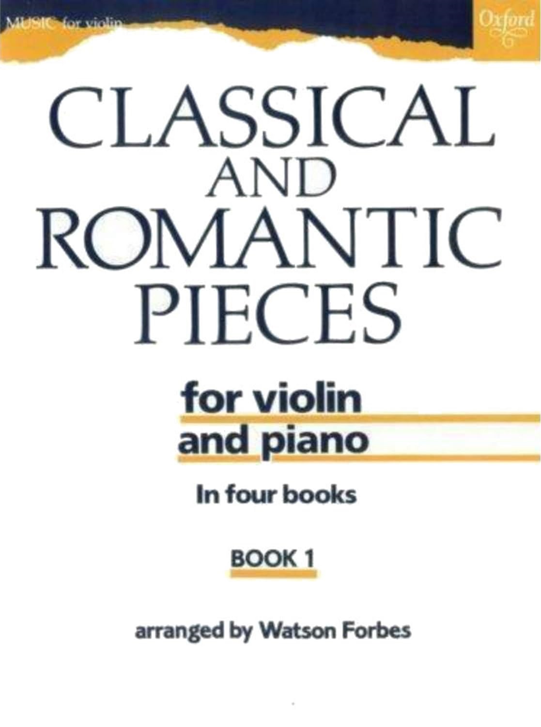 Classical and Romantic Pieces for Violin Book 1 Piano Traders