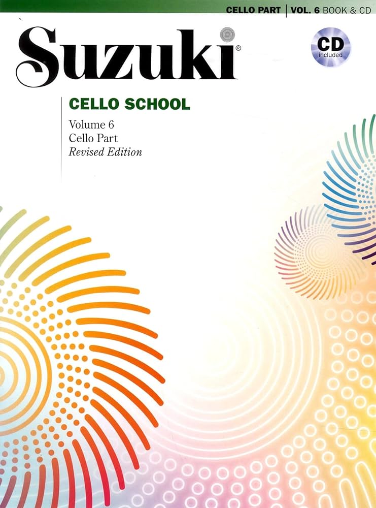 Suzuki Cello School, vol. 6 (BK/CD) Piano Traders