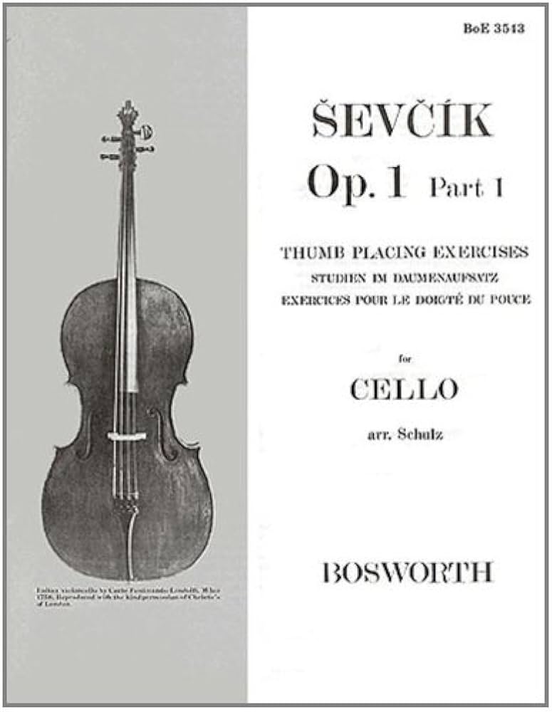 Sevcik Cello Studies Op.1 Pt.1 Piano Traders