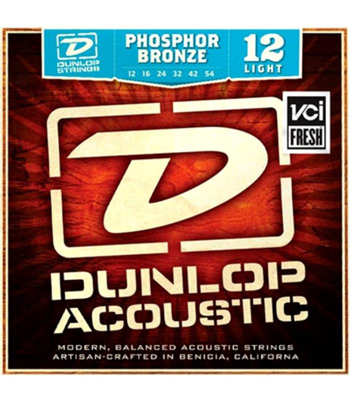 Dunlop Acoustic LIGHT Guitar String Pack Piano Traders