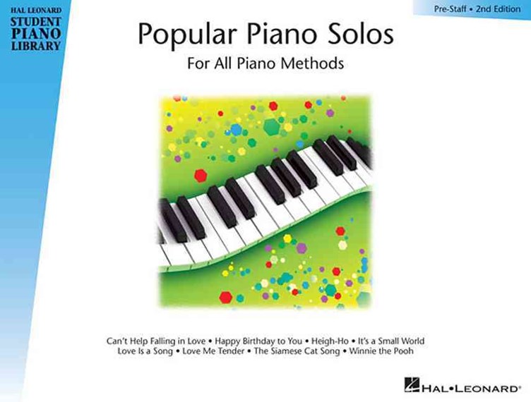 Hal Leonard Popular Piano Solos Pre-Staff Piano Traders