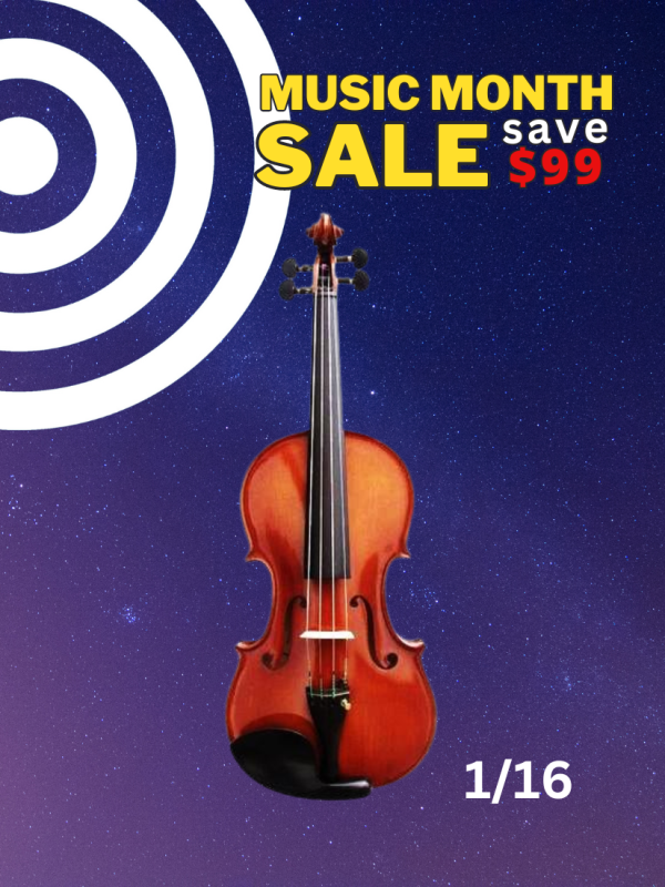 Wizard Violin – 1/16 Size – Full Kit Piano Traders