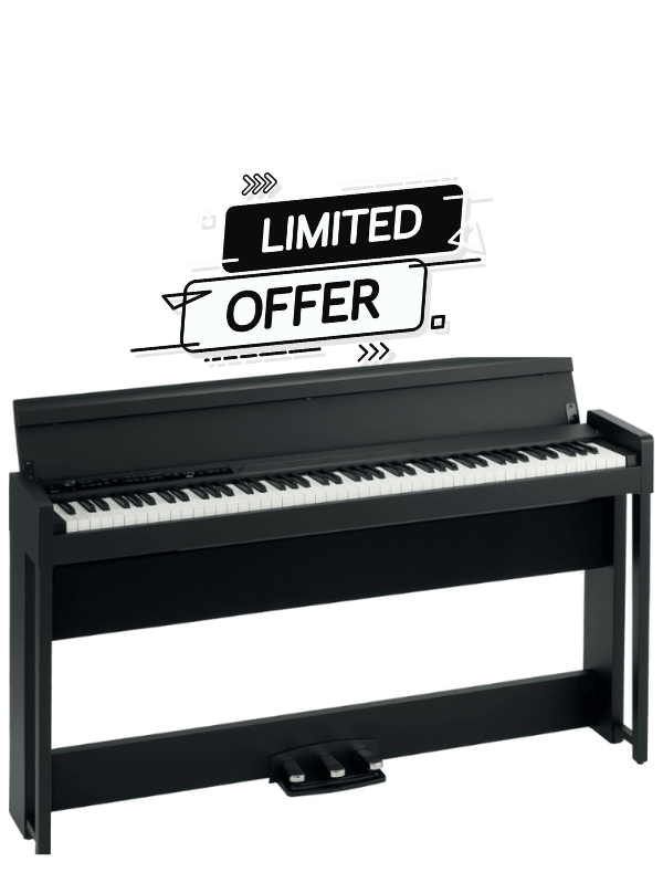 Korg C1 Air Woodgrain Black Digital Piano Piano Traders