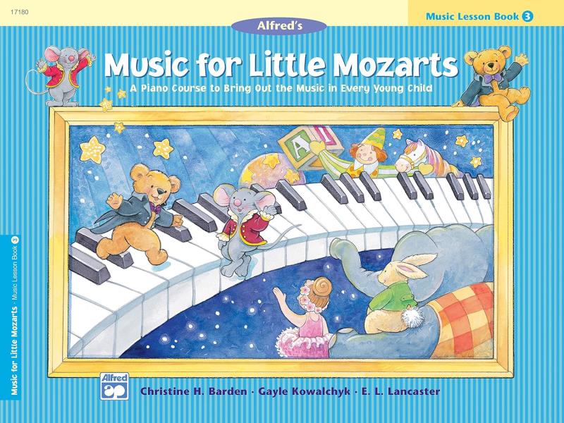 Music for Little Mozarts Lesson Book 3 Piano Traders