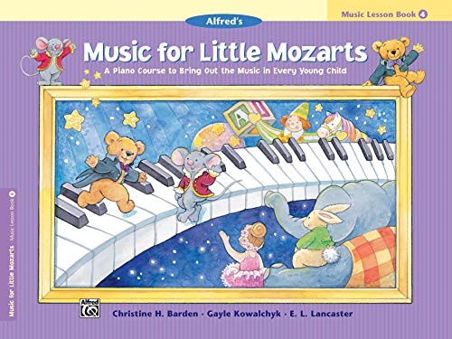 Music for Little Mozarts Lesson Book 4 Piano Traders