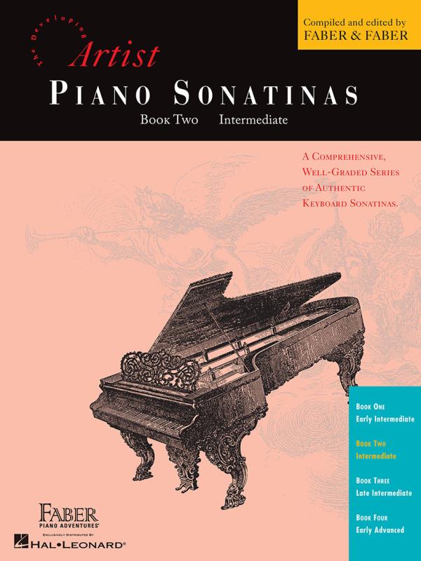 The Developing Artist Piano Sonatinas Book 2 (Intermediate) Piano Traders